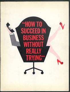 How to Succeed in Business Without Really Trying Theatre Program 1965  