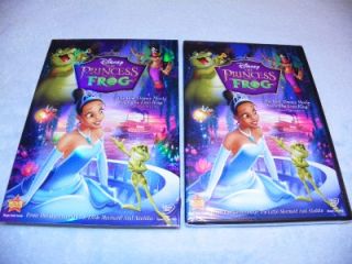 NEW Walt Disneys THE PRINCESS AND THE FROG DVD Over 100 DISNEY DVDS LISTED  