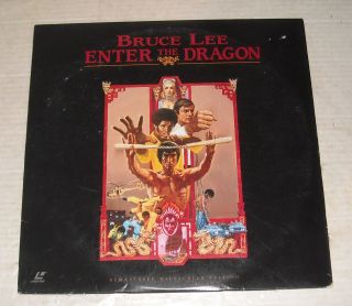 Movie Laserdisc 1973 Enter The Dragon Bruce Lee Bob Wall John Saxon  