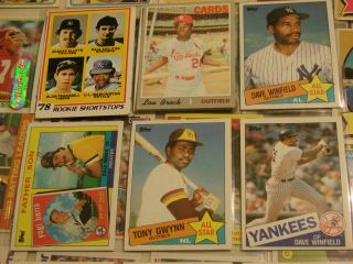 Large Vintage 1950's 1970's Sports Card Collection  