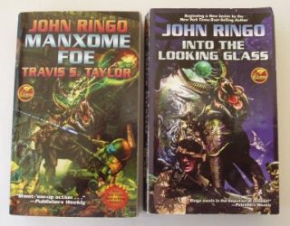 Lot 7 John Ringo Science Fiction Books Road to Damascus Vorpal Blade Manxome Foe  