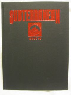 Subterranean Magazine Signed Limited Edition Issue 8  