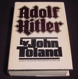 John Toland Adolph Hitler Vol 1 HC DJ Biography VGC  