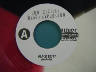 MELVINS JOHN SPENCER BLUES EXPLOSION BLACK BETTY 7 TRI COLOR VINYL RECORD 2011  