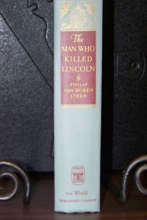 1942 Lincoln Assassination Book John Wilkes Booth 1st Edition Philip Stern  