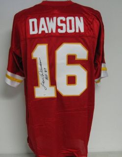 Len Dawson Kansas City Autographed Signed Jersey JSA  