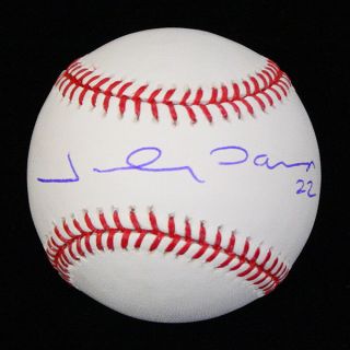 Johnny Damon Signed Autographed OML Baseball Ball PSA DNA P95856  