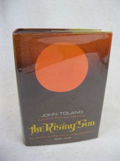 John Toland The Rising Sun Decline Fall of Japan 1936 1945 1970 1st HC DJ  