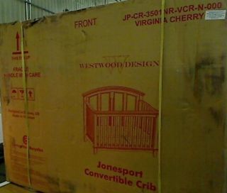 Westwood Design Jonesport Convertible Crib Virginia Cherry JP CR 3501NR VCR N  