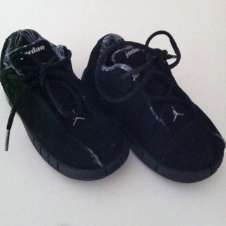 Jordan Shoes Baby toddler Black Used Size 8c  