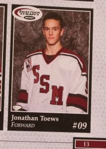 2004 Chicago Blackhawks Jonathan Toews St Mary's Program College  