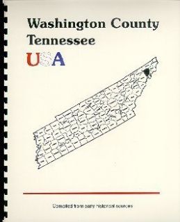 Washington County Tennessee Johnson City Jonesboro TN History 1887 Goodspeed  