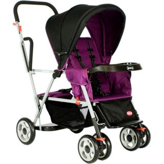 Joovy Caboose Tandem Sit and Stand Stroller Purpleness  