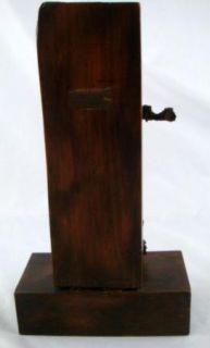 Abstract Metal and Wood Cross Sculpture Brandl 1972  
