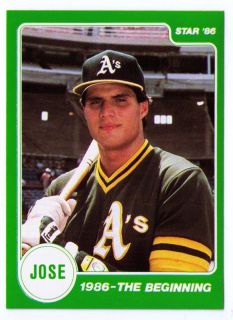 1986 86 '86 Star Jose Canseco 15 Card Rookie Sticker Set RC Rookies Lot SEALED  