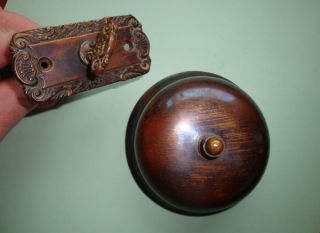RARE ANTIQUE VICTOTIAN DOOR BELL MARKED SARGENT COMPANY NEW HAVEN  