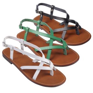 Journee Collection Women's 'Butter 21' Strappy Flat Sandals  