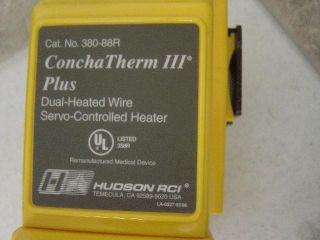 Hudson RCI Concha Therm III Servo Controlled Heater  