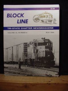 Block Line NRHS 1988 May Tropicana Orange Juice Train  