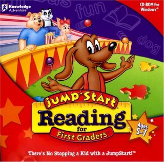 Jump Start Reading for 1st Graders PC Computer Game Educational XP