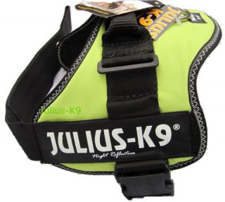 Julius K9 Kiwi Adjustable Soft Nylon Safety Dog Pet Harness Pick Size