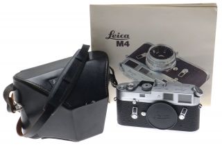 Leica M4 Chrome 35mm Rangefinder Camera Body Just BEEN Serviced