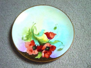 Bavaria Julius H Brauer Hand Painted China Plate