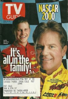 Justin Terry Labonte NASCAR 2000 TV Guide Magazine