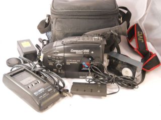 JVC GR AX75U VHS C VHSC Camcorder Video Camera Videomovie Works