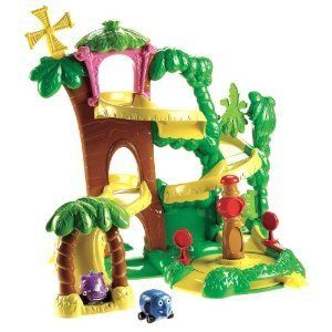 New Disney World of Jungle Junction Roadway Playset Includes Ellyvan