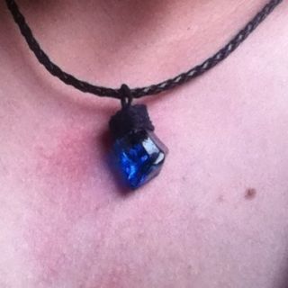 H2O Blue Crystal Just Add Water Necklace