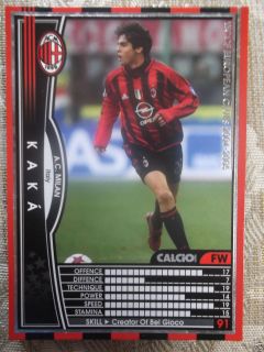 Kaka Soccer Card WCCF Rookie 04 05 Extra Card RARE AC Milan Brazil