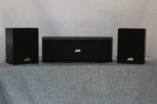 JVC SP X30 Home Theater Center Channel and Rear Surround Speakers