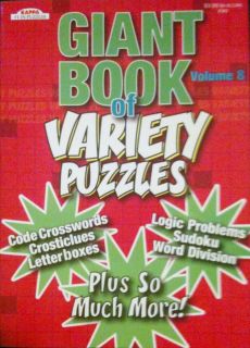 Kappa Puzzles Giant Book of Variety Puzzles Book Brand New