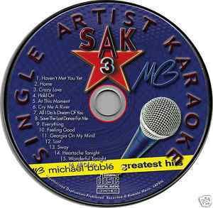 New Michael Buble Greatest Hits Karaoke CDG 16 Songs
