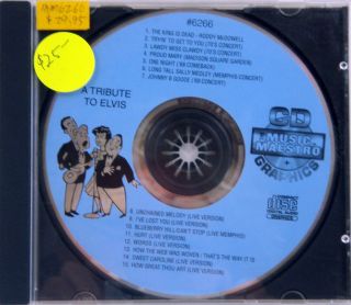 Tribute to Elvis Karaoke CD G Music Maestro 6266
