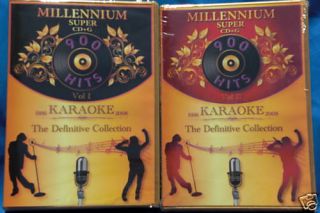 Millennium Super CD G SCDG Karaoke Vol 1 2 1815 Songs