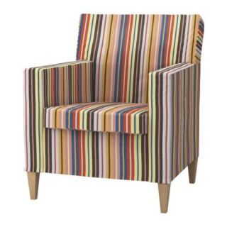 New Ikea Karlstad Chair Armchair Cover Slipcover DILLNE Multicolor