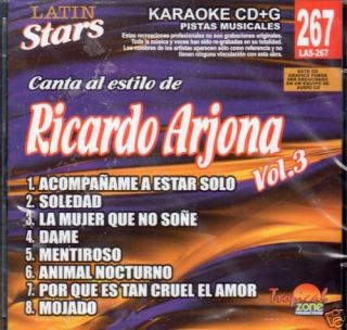 Karaoke Ricardo Arjona Vol 2 CD G