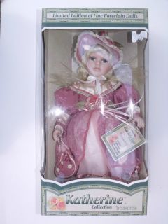 KATHERINE Collection TIMELESS TREASURES Fine PORCELAIN DOLL 2002 AGES