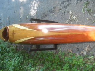 Wooden Strip Built Kayak