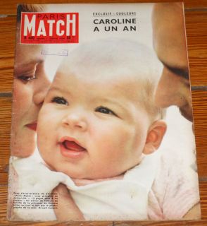Paris Match 1958 Grace Kelly Caroline Monaco Royalty Carolina Magazine