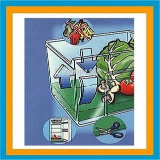 Fridge Refrigerator Fruit Vegetables Salad Drawer Keep Fresh Anti