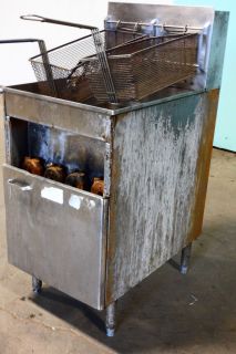 Keating  Stainless Steel Heavy Duty Commercial Natural Gas Fryer