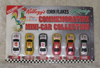 NASCAR Kelloggs Corn Flakes Diecast Commemorative Mini Car Collection
