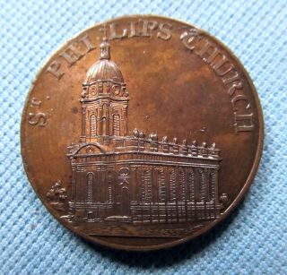  Conder Halfpenny Copper Kempson Buttons St Philips Church Beauty