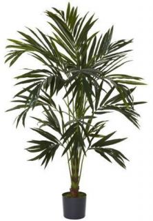 Natural Artificial 6 ft Kentia Palm Silk Tree Tropical Decor