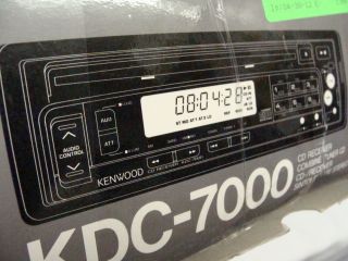Kenwood KDC 7000 Car CD Receiver Kenwood Car CD Player KDC7000 CD