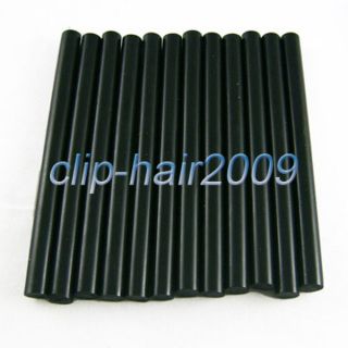 12 x Keratin Glue Sticks for Hair Extensions Black