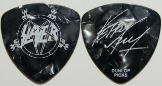 Slayer Kerry King Rhythm Guitar Authentic Gray Marble Guitar Pick 2009